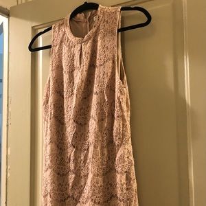 Blush form fitting dress